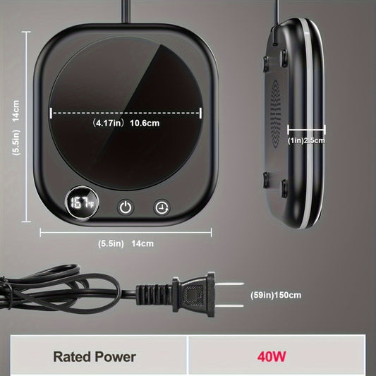 Smart Electric Coffee Mug Thermos with Digital Temp Display