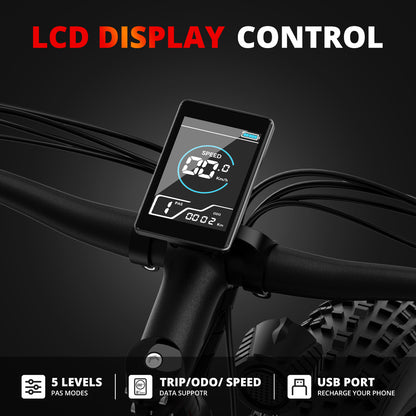 Mountain E-Bike 1500W Peak with Fat Tires