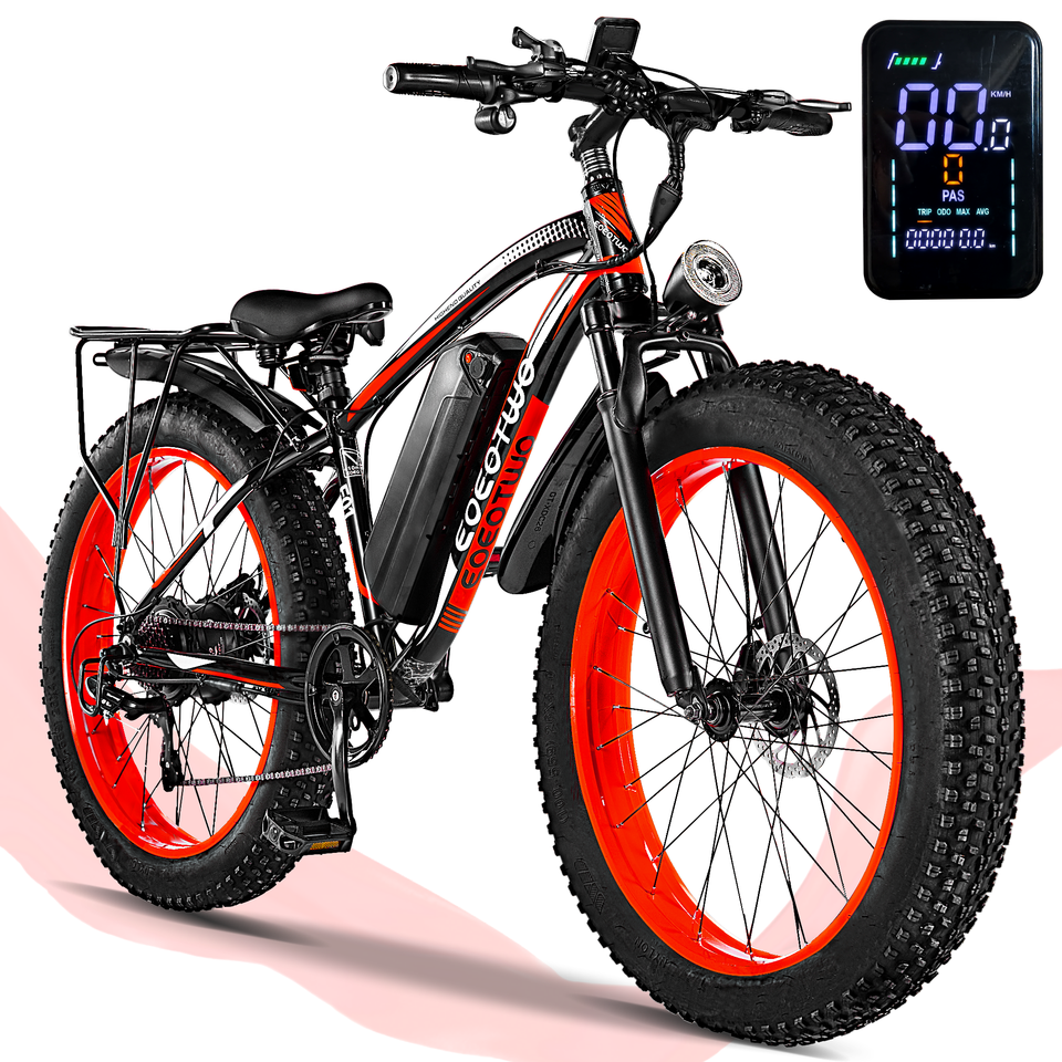Electric Mountain Bike 1000W- 1500W Peak with Fat tires
