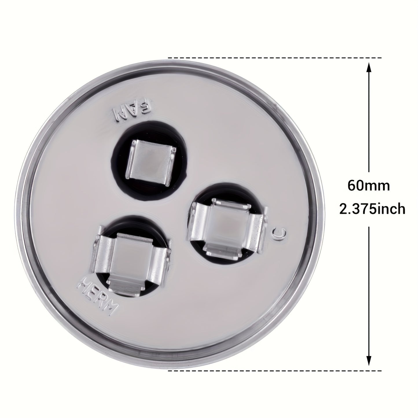 AC Capacitor 45+5uF 45/5MFD 450V, Condenser Capacitor