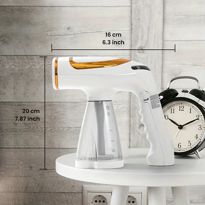 Portable Foldable 1600W Handheld Garment Steamer, New Style Iron with Replaceable Water Tank, Essential Garment Steamer for Travel