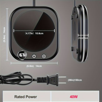 Smart Electric Coffee Mug Thermos with Digital Temp Display