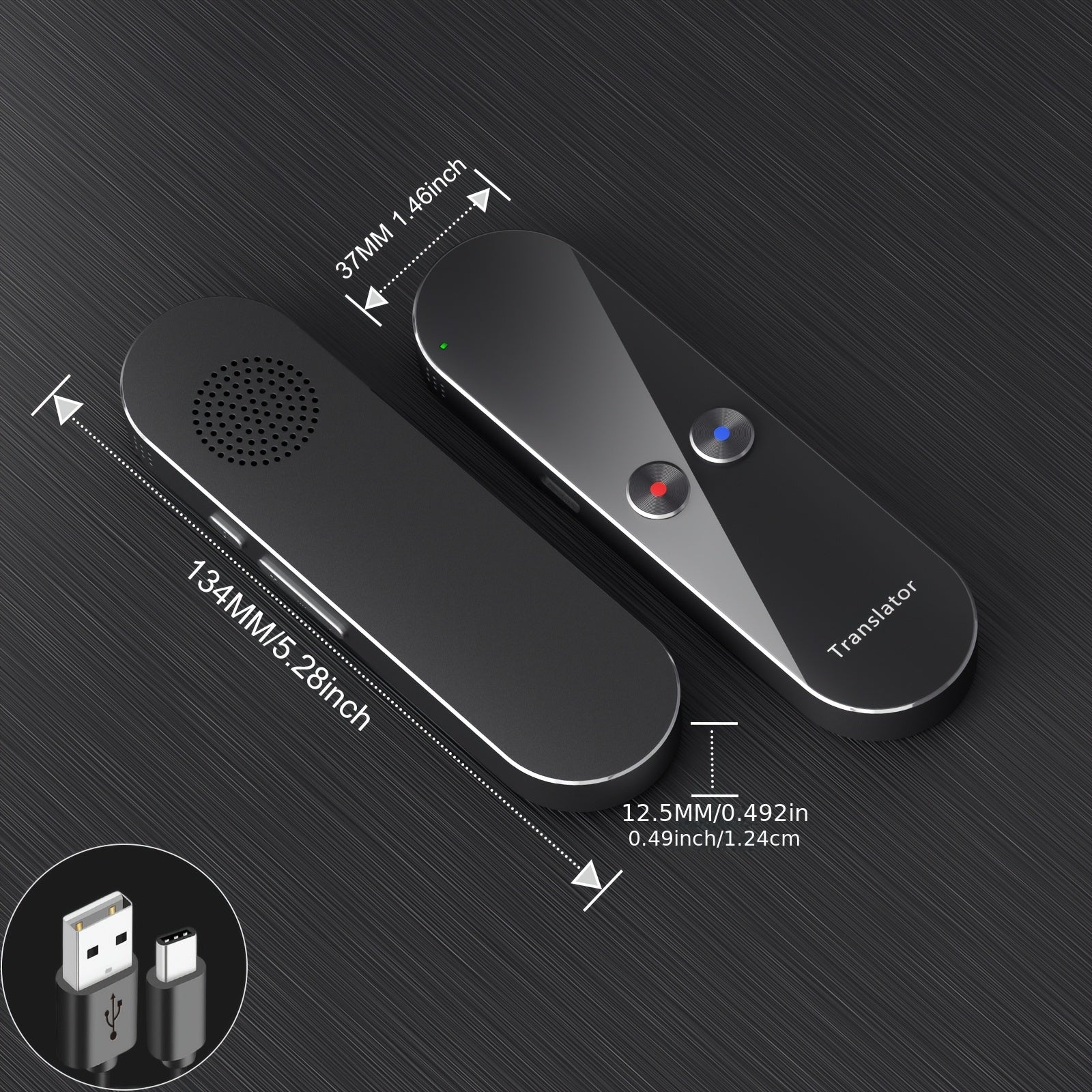 AI Translator over 120+ Language Portable Smart Device Instant Voice Real-time