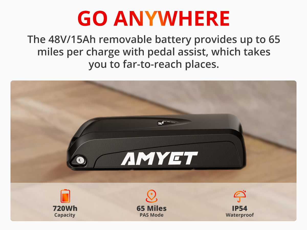 Mountain E-Bike 1500W Peak with Fat Tires