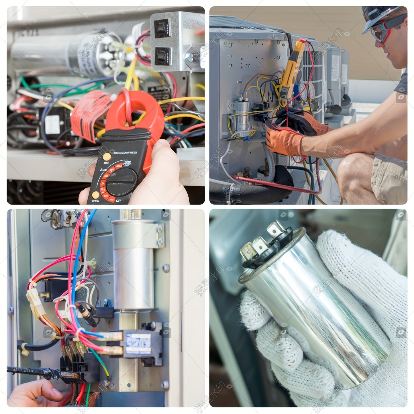 AC Capacitor 45+5uF 45/5MFD 450V, Condenser Capacitor