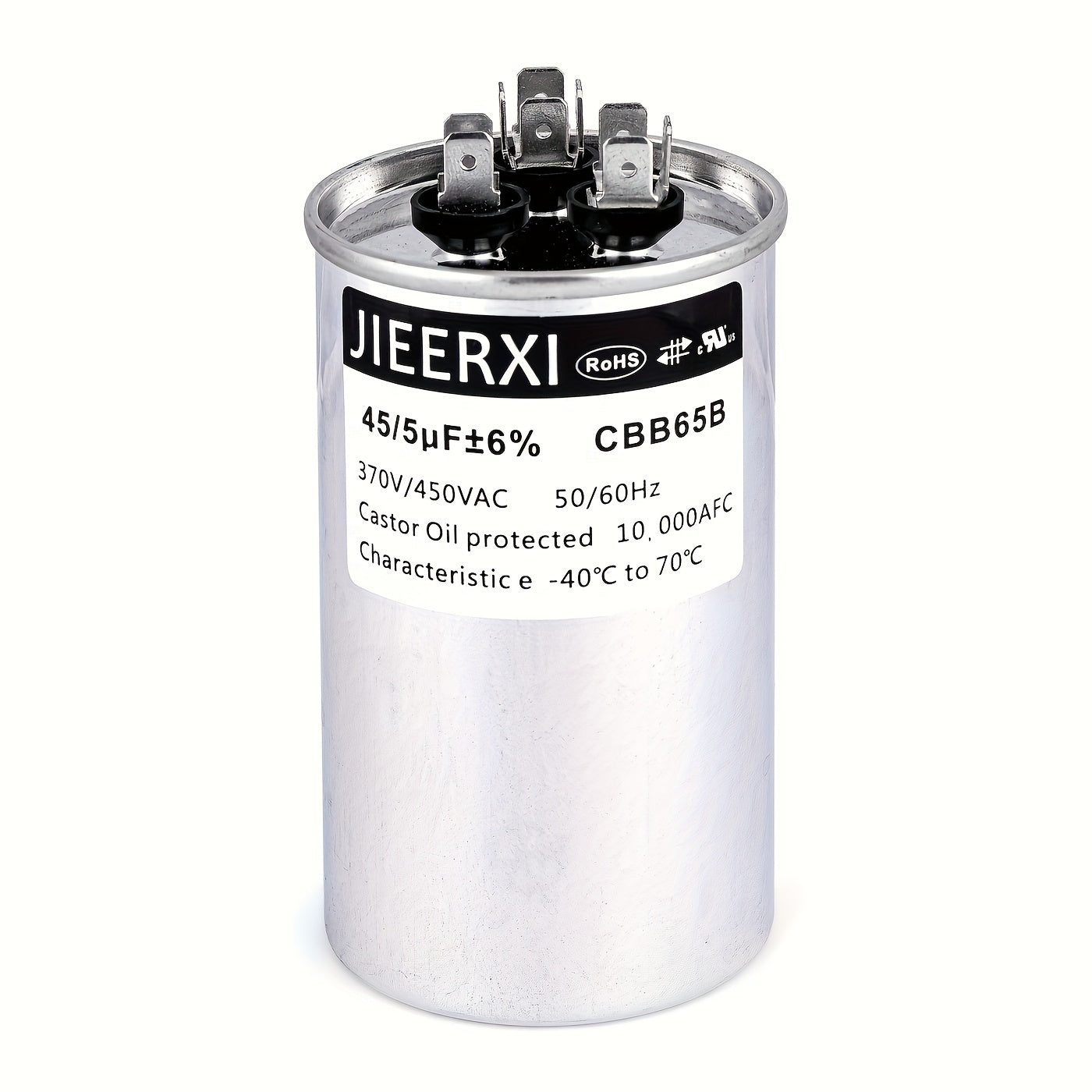 AC Capacitor 45+5uF 45/5MFD 450V, Condenser Capacitor