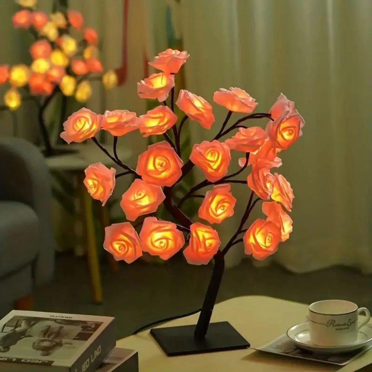 Tree Lamp, Flower Lamp DIY Branches Night Lights For Bedroom