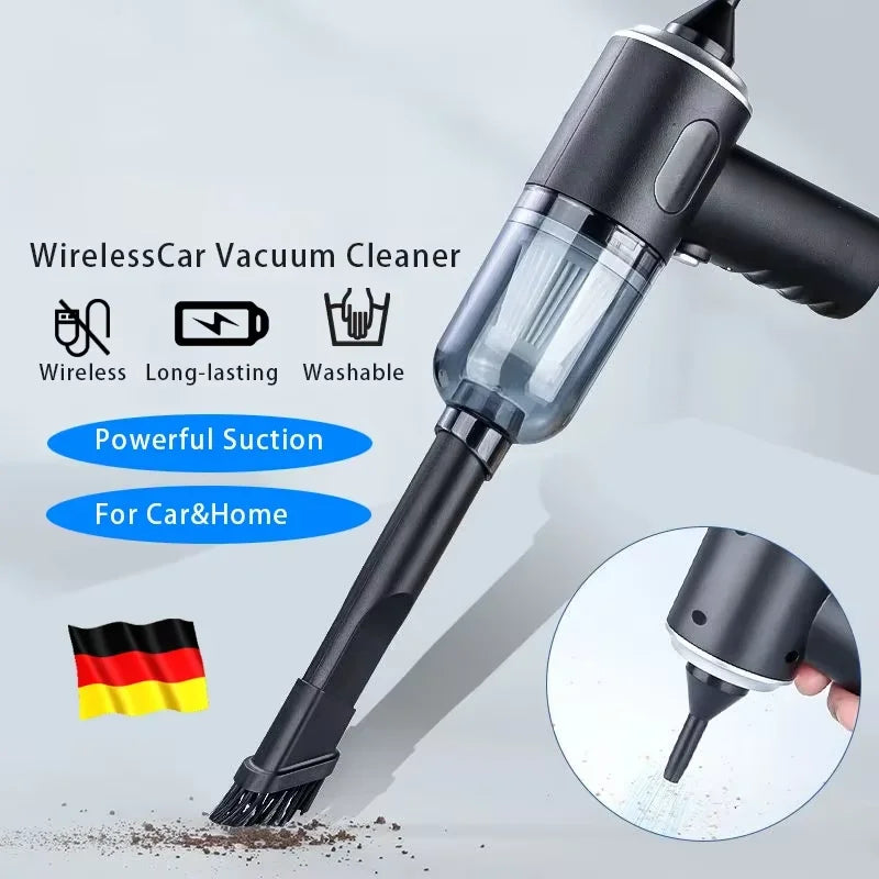 Portable Wireless 120W High Power Car Vacuum Cleaner Dual Use for Home and Car