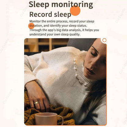 Smart Ring for Men and Women, Heart Rate and Blood Oxygen Monitor Smart ring IP68 5ATM Waterproof, Multi-sport Mode Finger Ring, new 2025