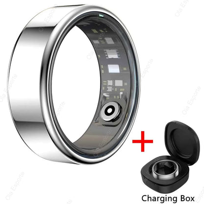 Smart Ring for Men and Women, Heart Rate and Blood Oxygen Monitor Smart ring IP68 5ATM Waterproof, Multi-sport Mode Finger Ring, new 2025