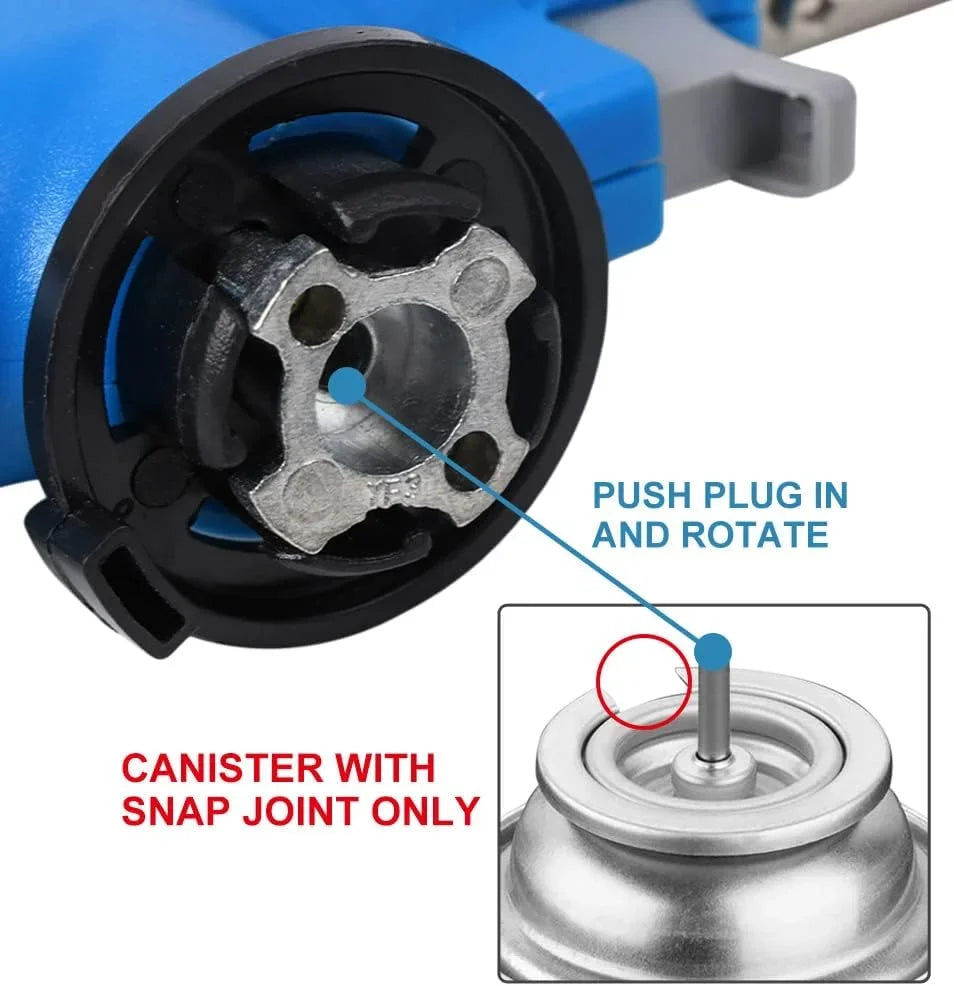 Butane Torch Flame Gun Blowtorch for Professional Kitchen Cooking Soldering Butane Autoignition gas-Burner Lighter Heating