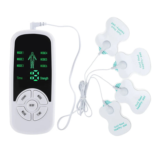 Electric Muscle Therapy Stimulator 6 Modes Tens Unit Machine Meridian Physiotherapy Pulse Abdominal