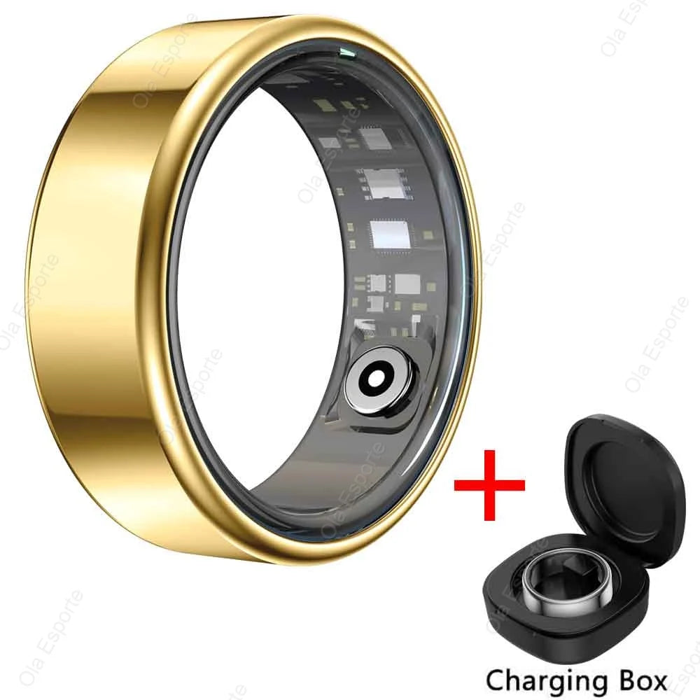 Smart Ring for Men and Women, Heart Rate and Blood Oxygen Monitor Smart ring IP68 5ATM Waterproof, Multi-sport Mode Finger Ring, new 2025