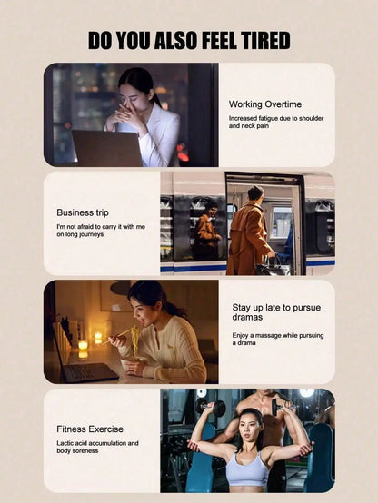 Mini Cervical Spine Patch and portable body massage with remote control