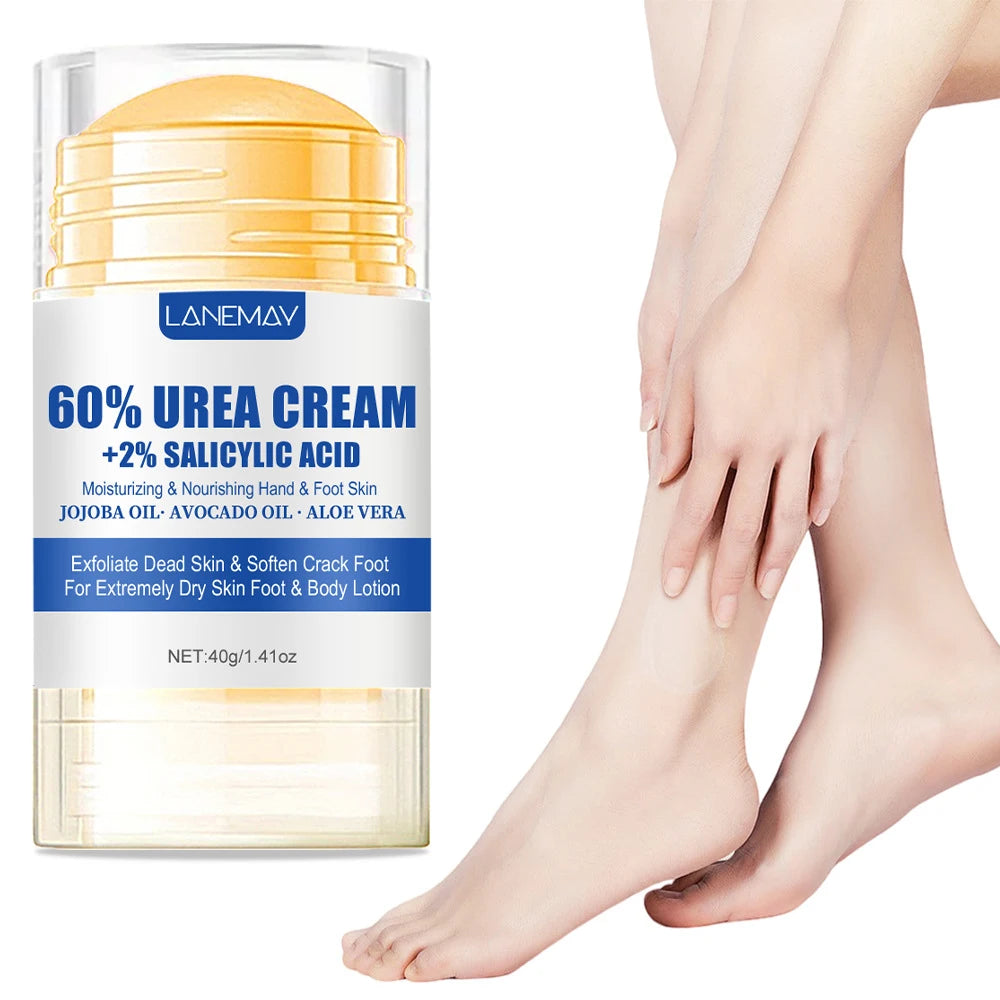 Ultra-Hydrating Foot Cream Aloe Vera for Softening Dry Cracked Feet - Gentle Exfoliation Daily Foot Care Solution