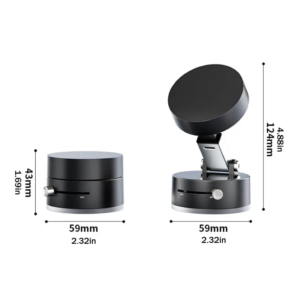 Double Sided Suction Cup Magnetic Phone Holder Foldable Holder