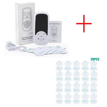 Electric Muscle Therapy Stimulator 6 Modes Tens Unit Machine Meridian Physiotherapy Pulse Abdominal