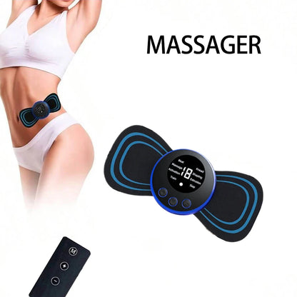 Mini Cervical Spine Patch and portable body massage with remote control