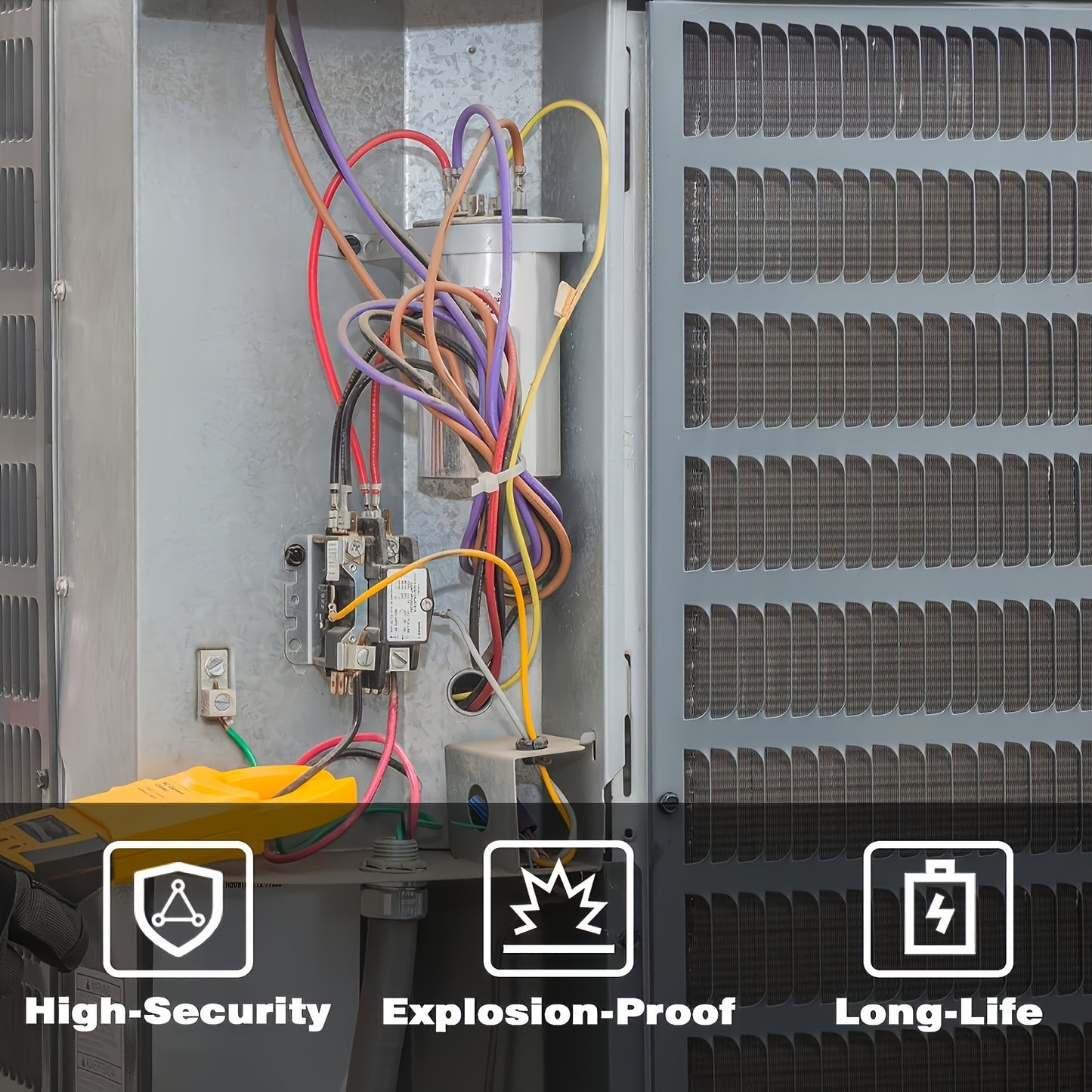 AC Capacitor 45+5uF 45/5MFD 450V, Condenser Capacitor