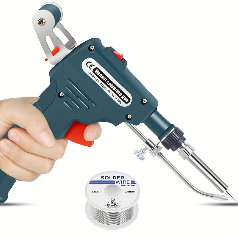60W Power Hand-held Soldering Gun with 1pc Solder